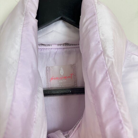 FREE PEOPLE Movement In A Bubble Puffer Vest in Rose Quartz Size X-Small - Picture 5 of 10
